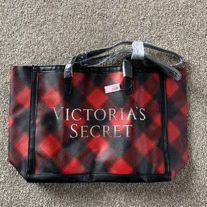 Victoria’s Secret Buffalo Plaid Tote